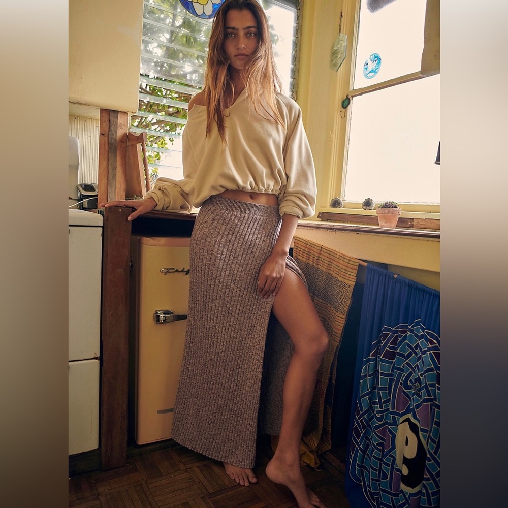 NWOT Better days midi skirt Free People